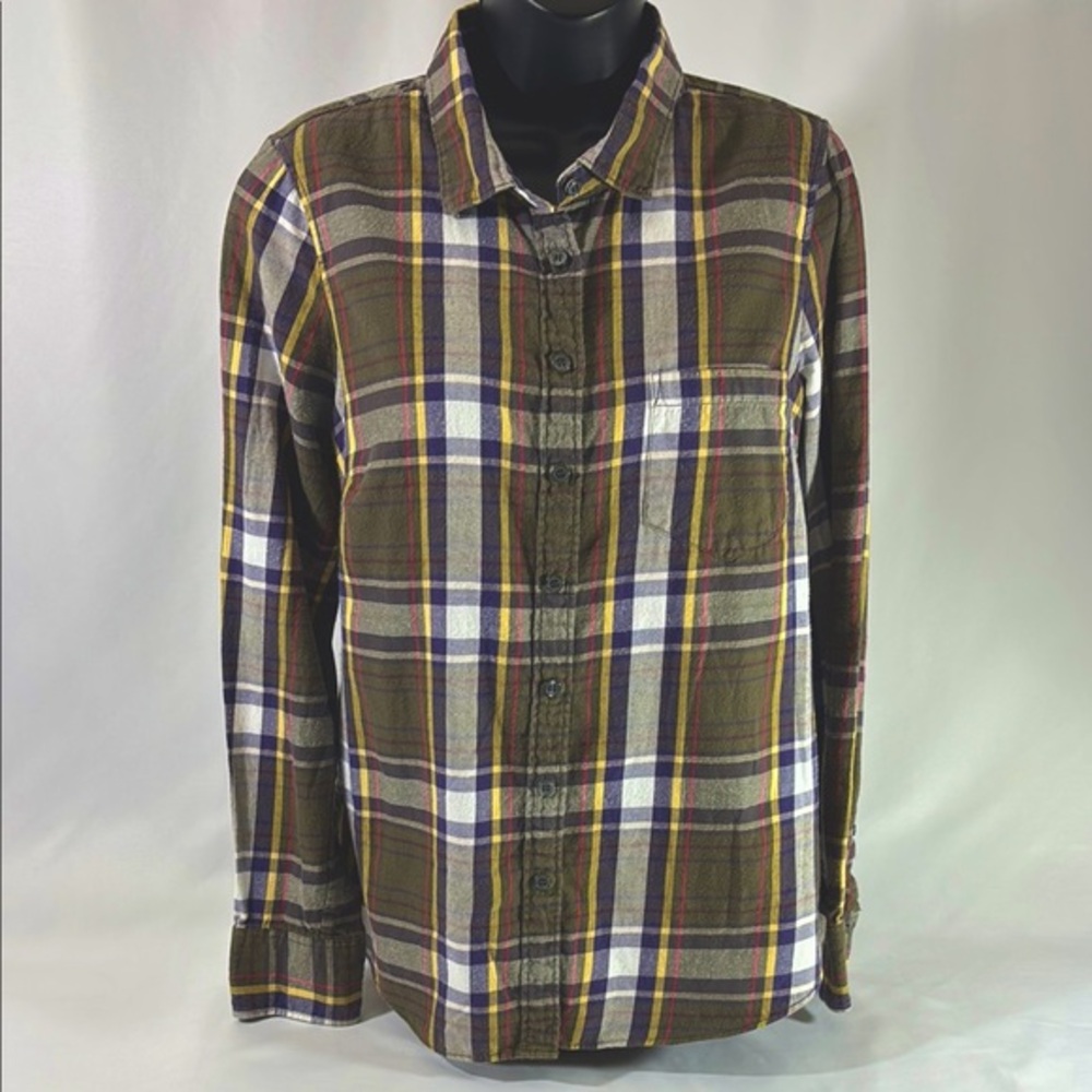 J. Crew Cotton Plaid Shirt
